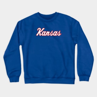 Kansas Retro Script Crewneck Sweatshirt